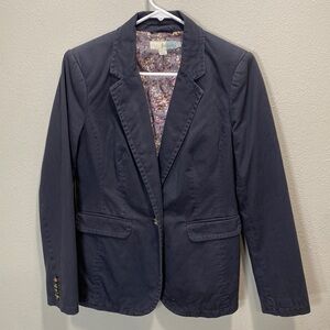 Boden one‎ bottom gray blazer jacket cotton